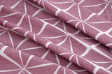 400 Thread Count Printed Pink Bedsheet with 4 Pillow Covers