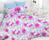 Light Blue Bed Sheet And Pillow Covers (Queen)