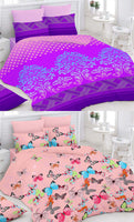 Pack of 2 Bedsheets and 4 Pillow Covers. Value Set