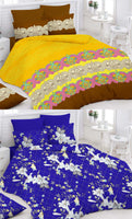 Pack of 2 Bedsheets and 4 Pillow Covers. Value Set