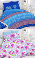 Pack of 2 Bedsheets and 4 Pillow Covers. Value Set