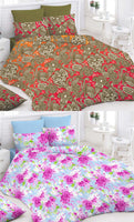 Pack of 2 Bedsheets and 4 Pillow Covers. Value Set