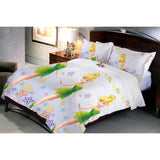 Disney Fairies Tinker Bell Bed Sheet And Pillow Covers & Queen Size