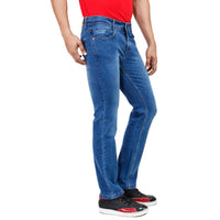 Regular Fit Light Blue Stretch Denim Jeans - Flym