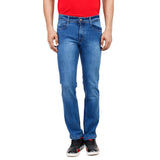 Regular Fit Light Blue Stretch Denim Jeans - Flym