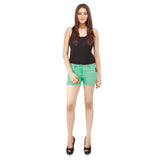 Pale Green Frida Shorts