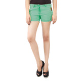 Pale Green Frida Shorts