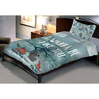 Disney Jungle Book Mowgli Cartoon Single Bedsheet With 1 Pillow Cover