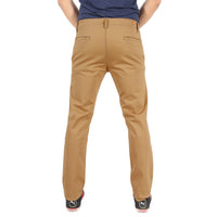Burlywood Elastene Trouser