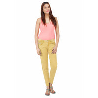 Light Goldenrod Krack Pant