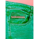 Sea Green Krack Pant