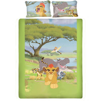 Disney Lion Guard Double Bedsheet With 2 Pillow Covers