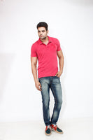 Dimgray Elastene Red Thread Denim