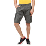 Dim Gray Pop Shorts
