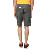 Dim Gray Pop Shorts