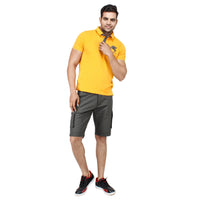 Dim Gray Pop Shorts