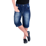 Shaded Midnight Blue Haiper Denim Shorts