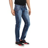 Slate Gray Red Thread Denim