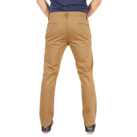 Burlywood Elastene Trouser