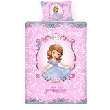 Disney Sofia Blossom Cotton Single Bedsheet With 1 Pillow Cover
