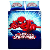 Spiderman Double Bedsheet With 2 Pillow Covers