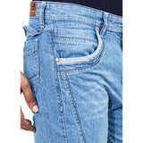 Sky Blue Troy Denim Shorts