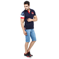 Sky Blue Troy Denim Shorts