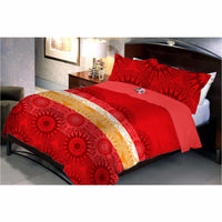 Royal Red bed sheets and pillow covers (Queen)