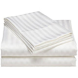 300 Thread Count Super King White Bedsheet with 4 Pillow Covers